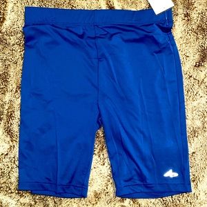 NWT blue bike shorts